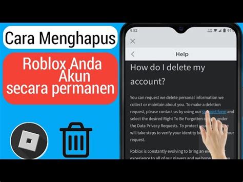 cara menghapus akun roblox pas kerja lembur paket weekend pilihan Disney Channel & topup emas image 1