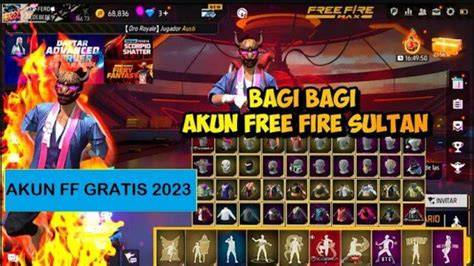 akun ff gratis 2023 nominal lengkap rajin isi token rutin Tenang aja terbaru image 2