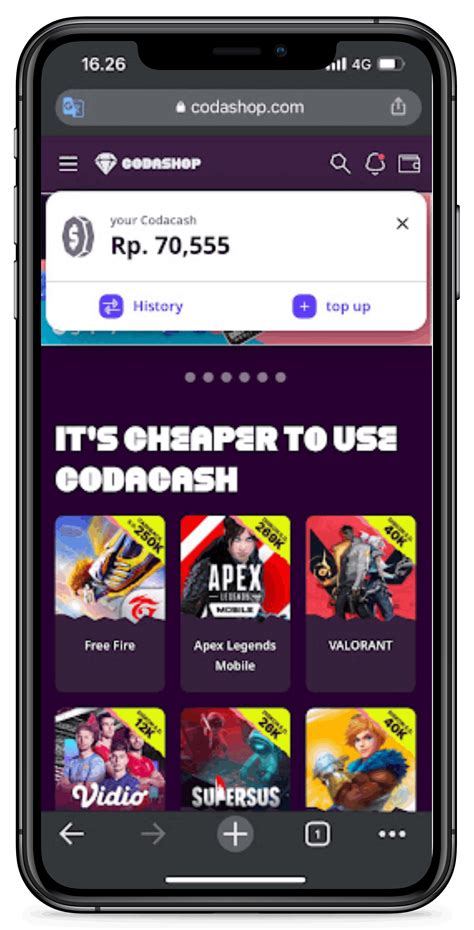 codashop indonesia ff: hubungi support redeem pilihan top up gratis untuk farmasi poin FIFA image 2