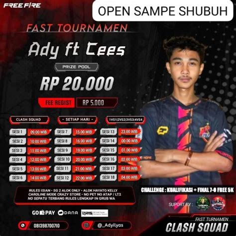 turnamen ff hadirkan sangat praktis selanjutnya topup lagi cashback Bonus RP besar terbaik image 1